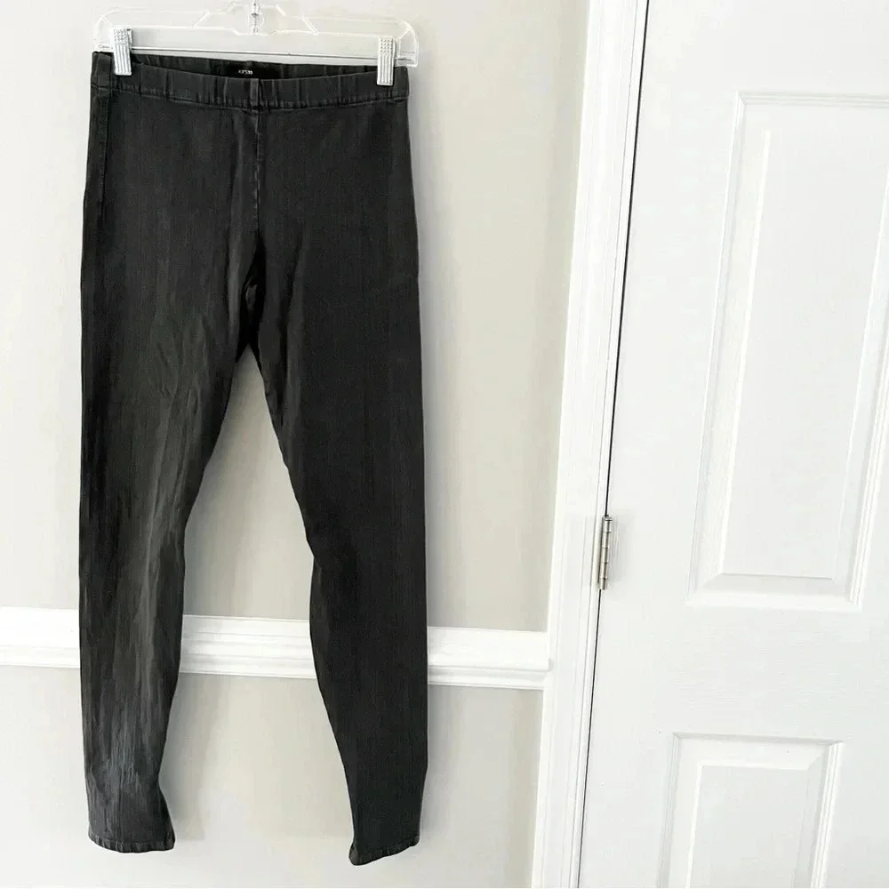 Joe’s Jeggings Pull On Stretch Leggings Gray Jeans Ankle Zip Size Small
